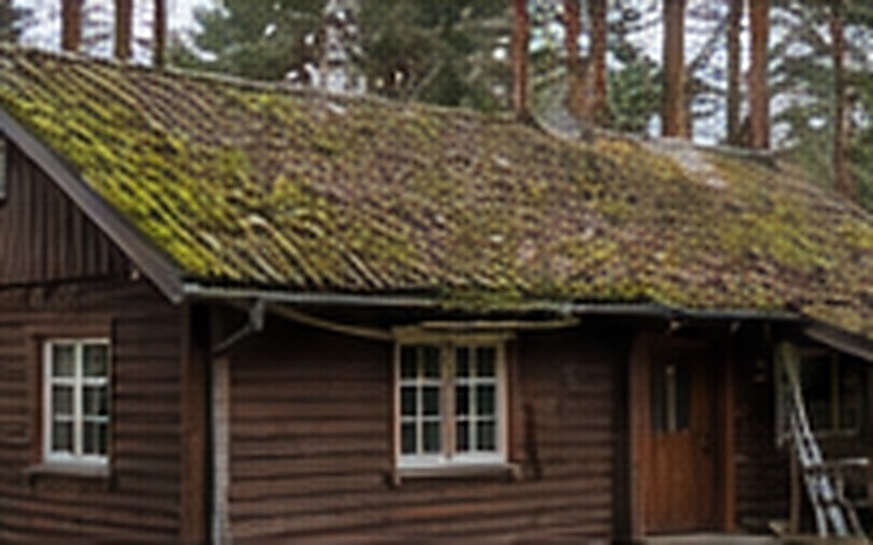 Tile roof installation project in Jūrmala - summer house roof before installation