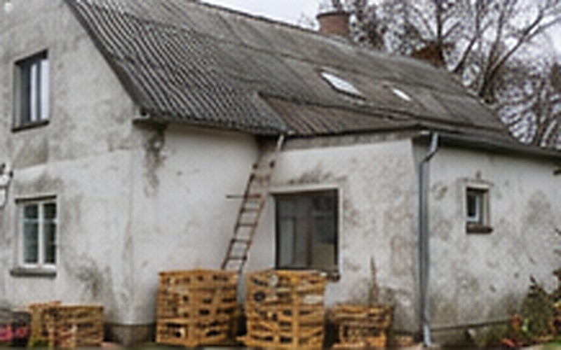 New-build roof construction project in Salaspils - extension frame structure